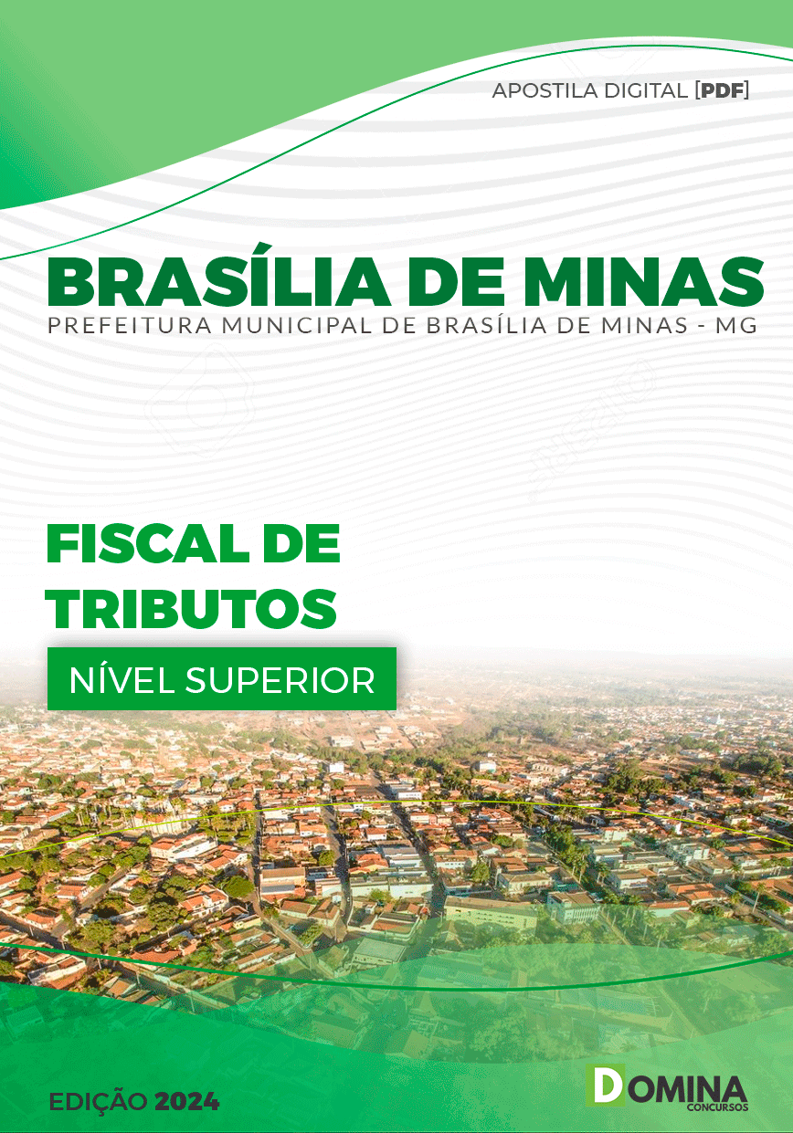 Apostila Brasília De Minas MG 2024 Fiscal De Tributos