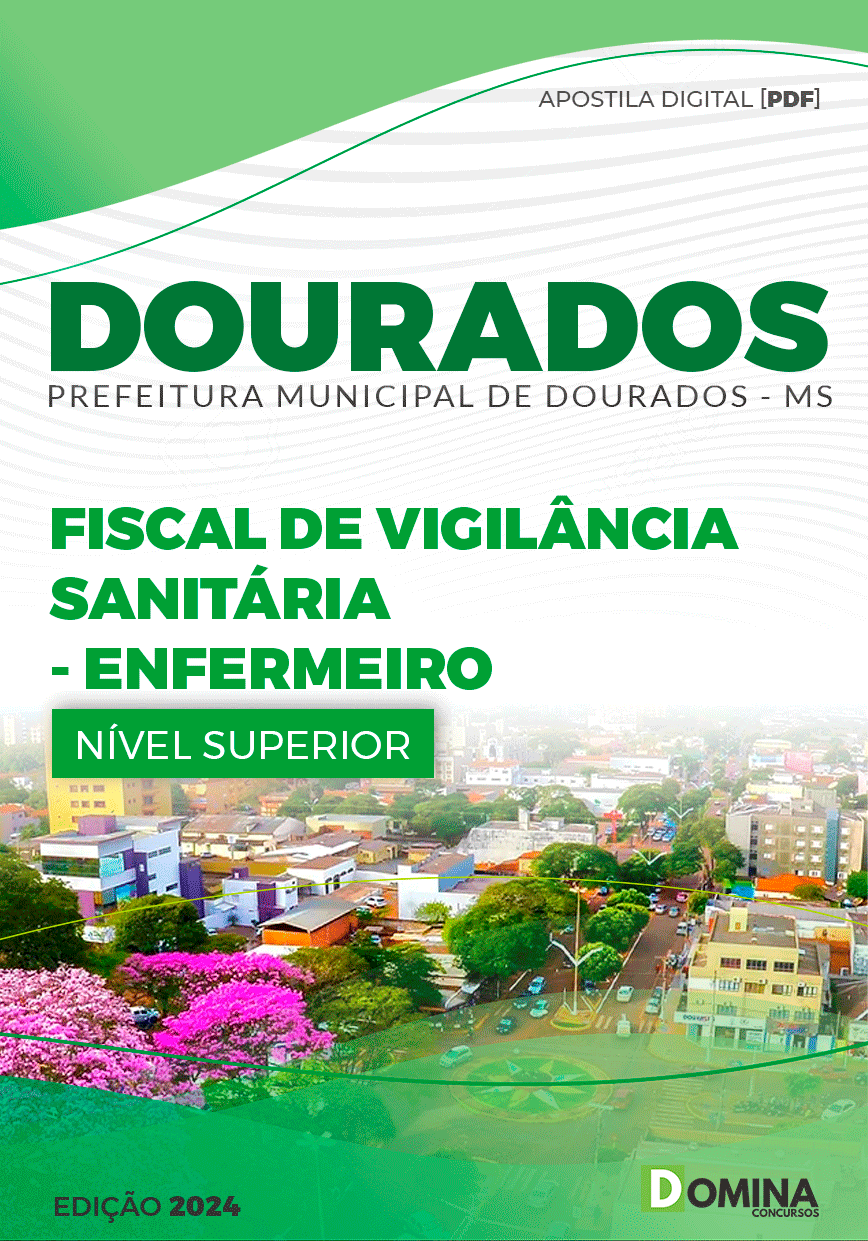 Apostila Dourados MS 2024 Fiscal Vigilância Sanitária Enfermeiro