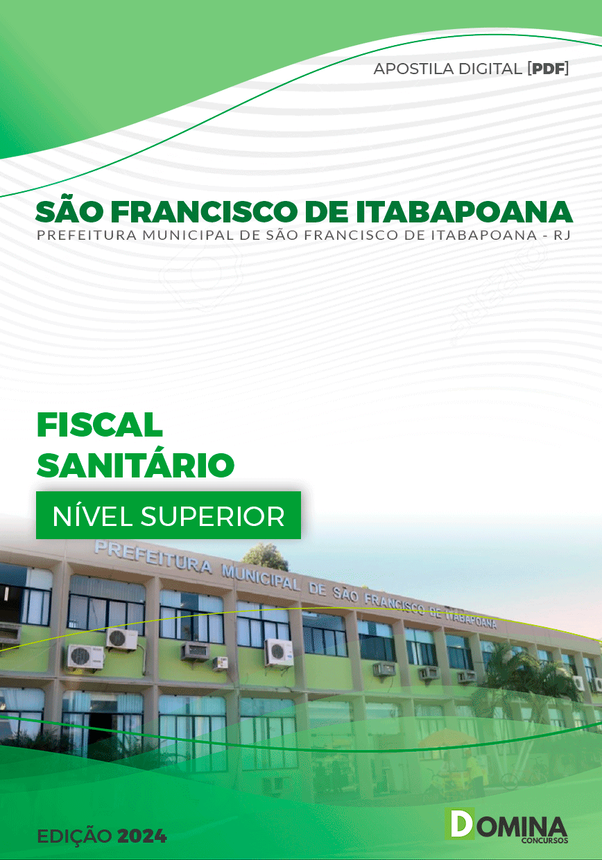 Apostila Fiscal Sanitário São Francisco Itabapoana RJ 2024