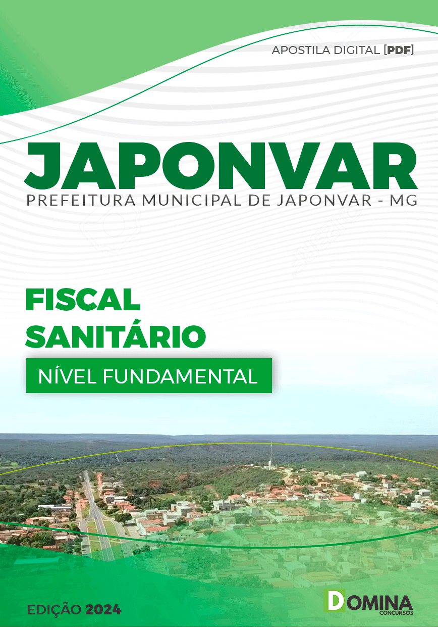 Apostila Fiscal Sanitário Japonvar MG 2024