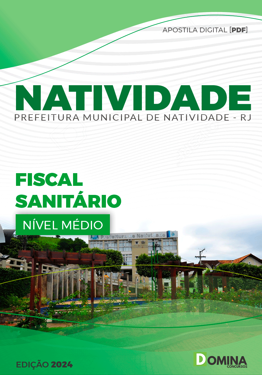 Apostila Natividade RJ 2024 Fiscal Sanitário