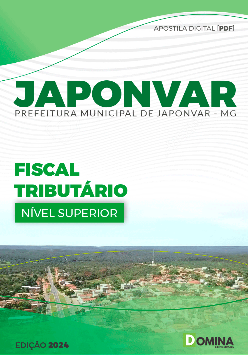 Apostila Fiscal Tributário Japonvar MG 2024