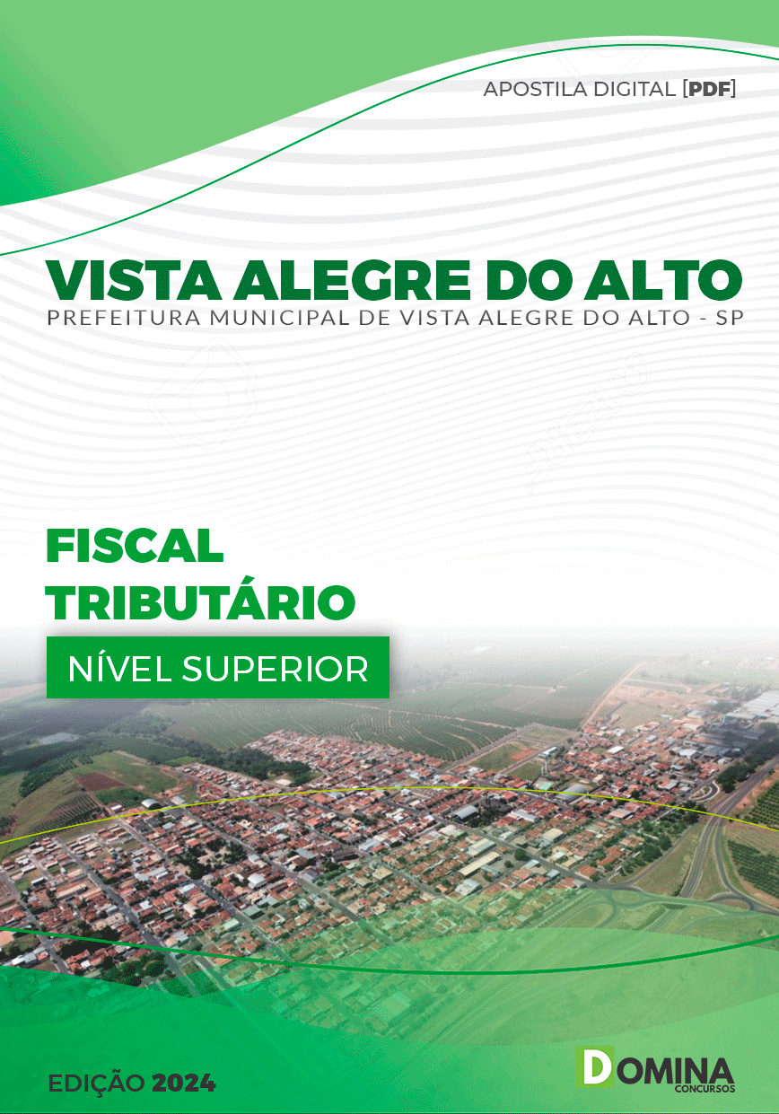 Apostila Fiscal Tributário Vista Alegre do Alto SP 2024