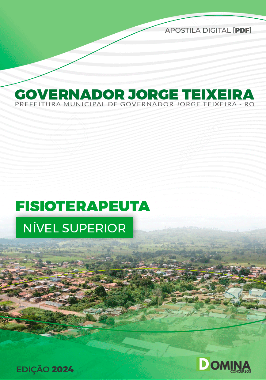 Apostila Governador Jorge Teixeira RO 2024 Fisioterapeuta