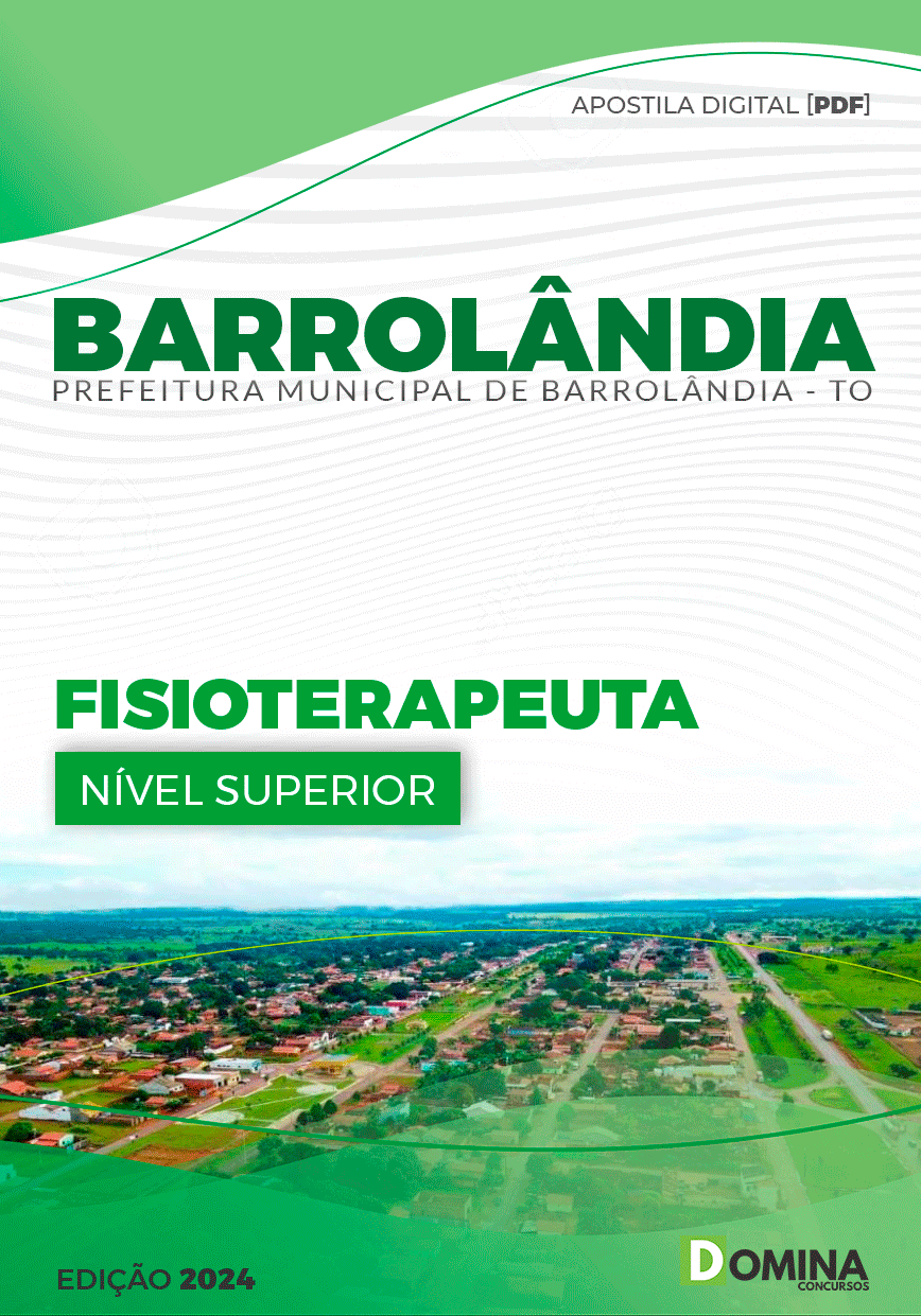 Apostila Barrolândia TO 2024 Fisioterapeuta