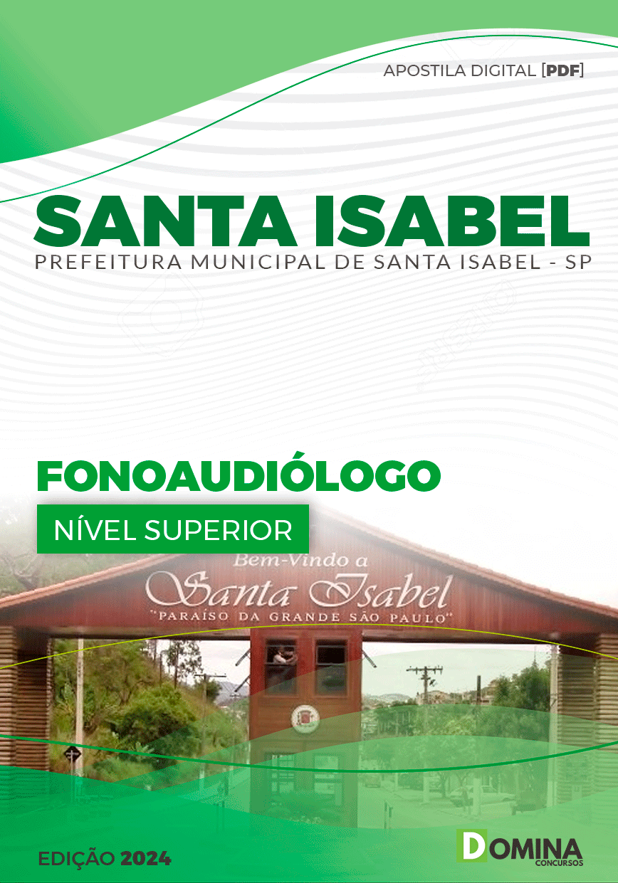 Apostila Fonoaudiólogo Santa Isabel SP 2024