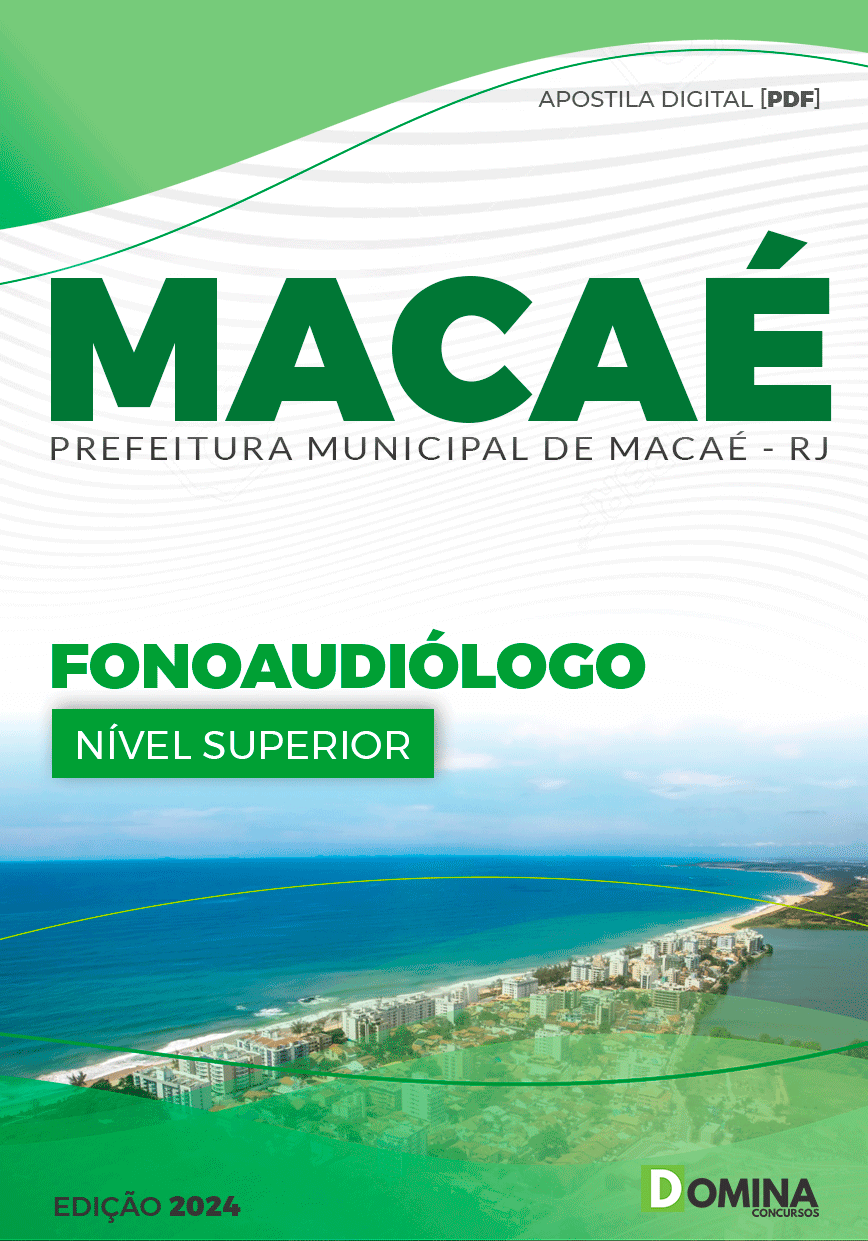 Apostila Fonoaudiólogo Macaé RJ 2024