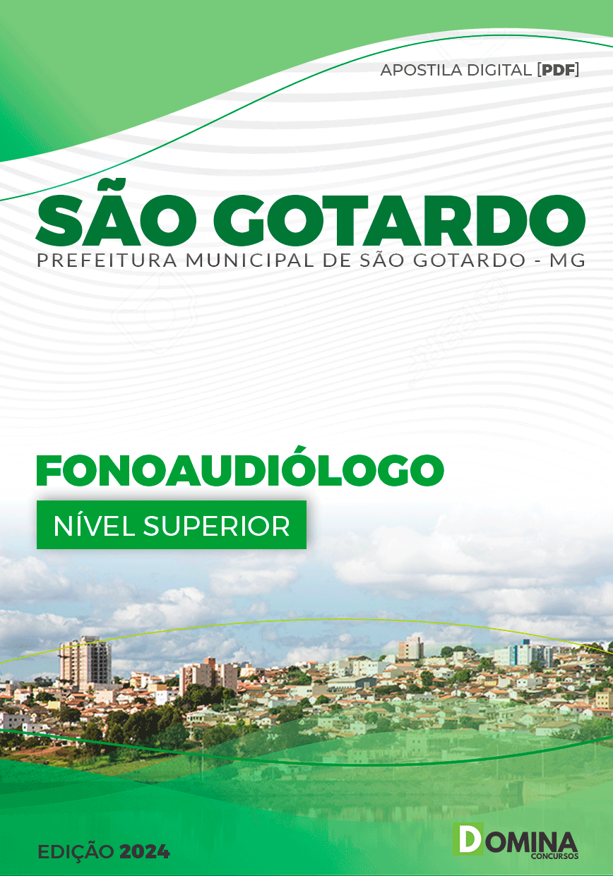 Apostila Fonoaudiólogo São Gotardo MG 2024