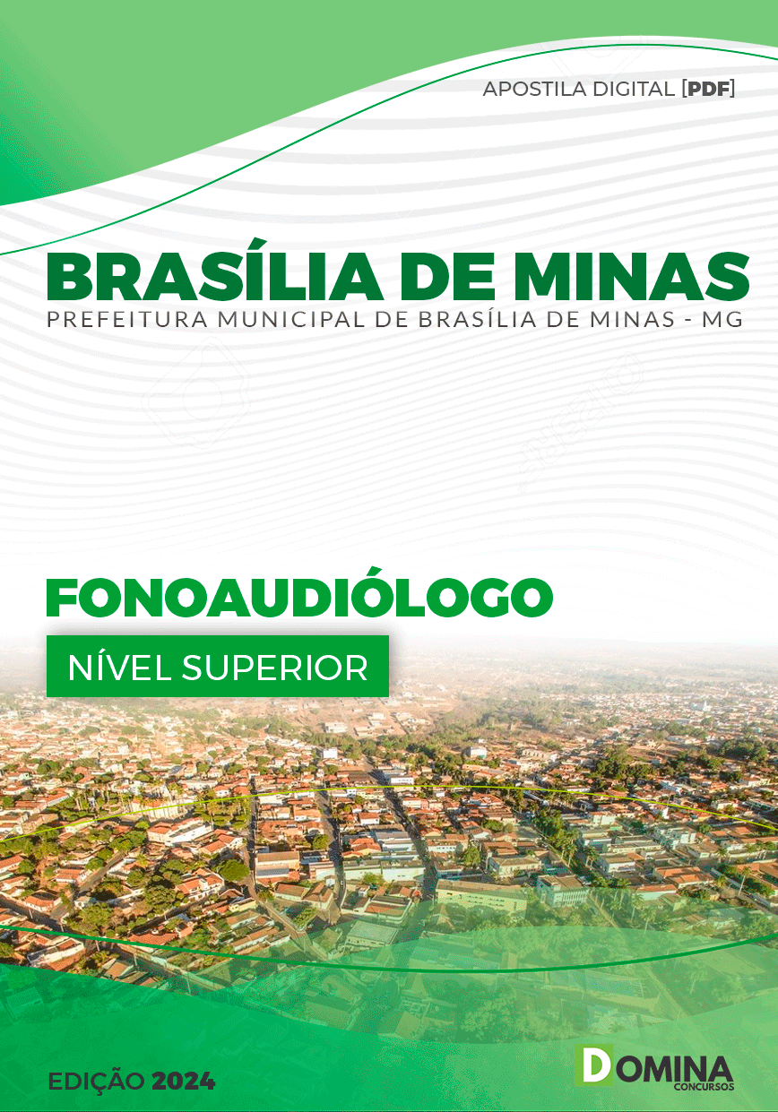 Apostila Brasília De Minas MG 2024 Fonoaudiólogo