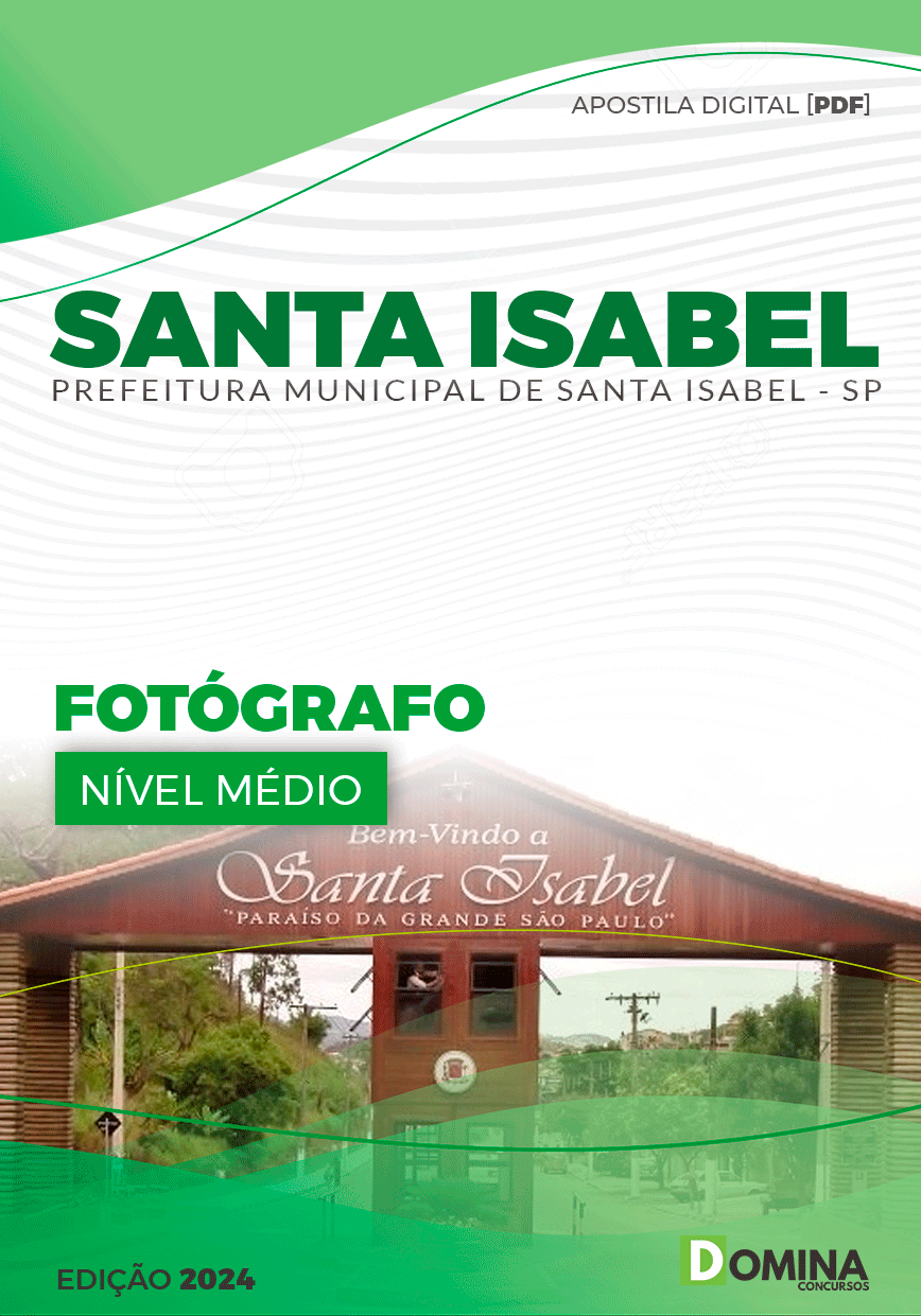 Apostila Fotógrafo Santa Isabel SP 2024