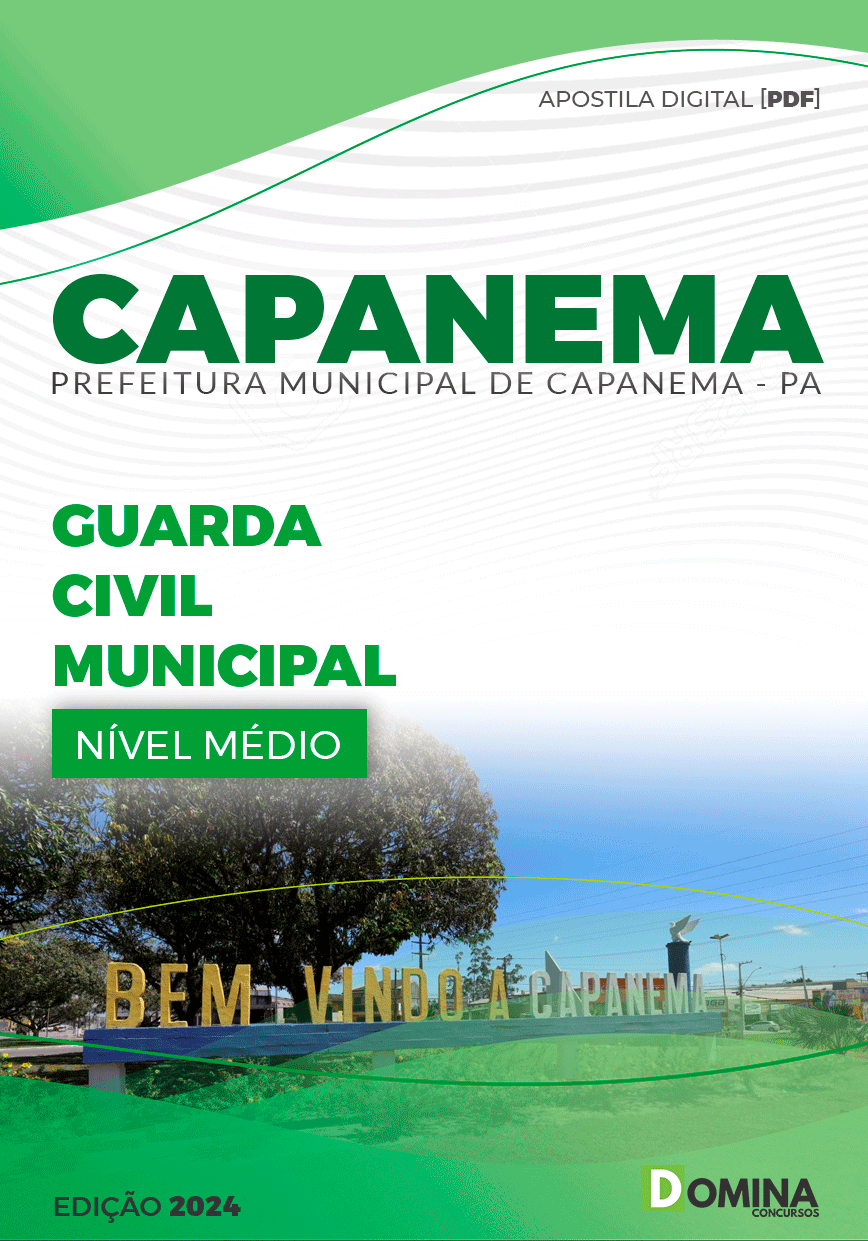 Apostila Capanema PA 2024 Guarda Civil Municipal