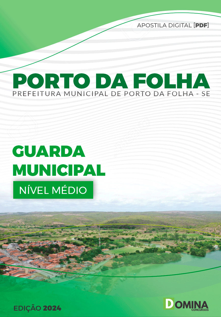 Apostila Porto Da Folha SE 2024 Guarda Municipal