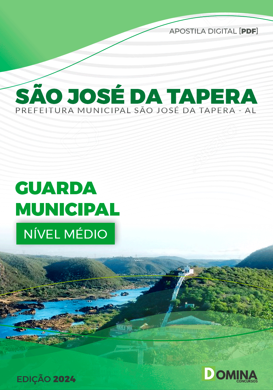 Apostila São José Da Tapera AL 2024 Guarda Municipal