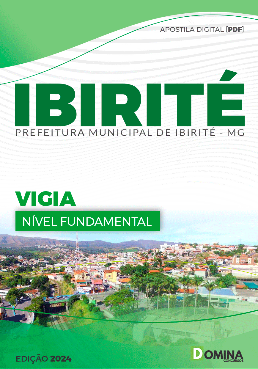 Apostila Pref Ibirité MG 2024 Vigia