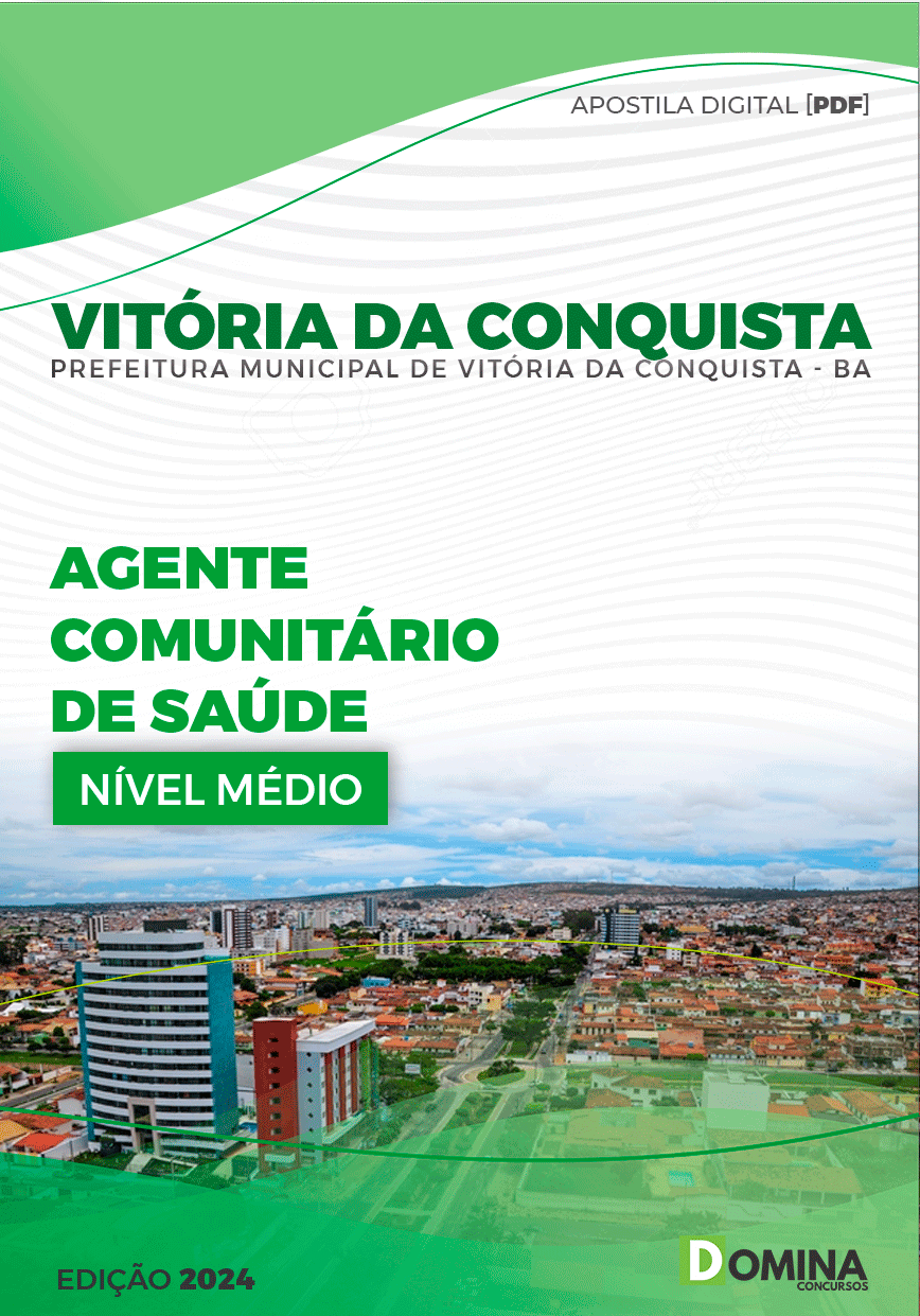 Apostila Vitória Da Conquista BA 2024 Agente Comunitário De Saúde