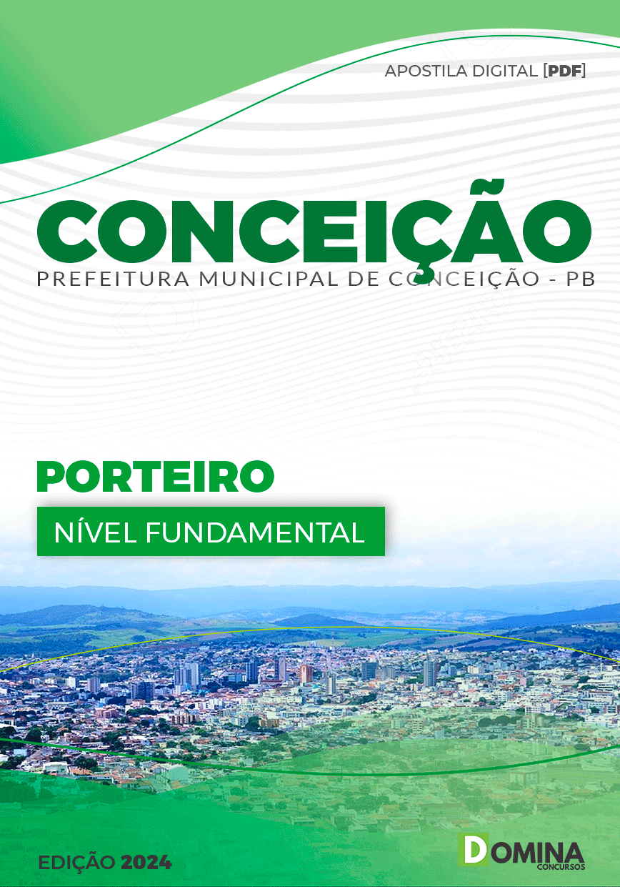 Apostila Porteiro Conceição PB 2024