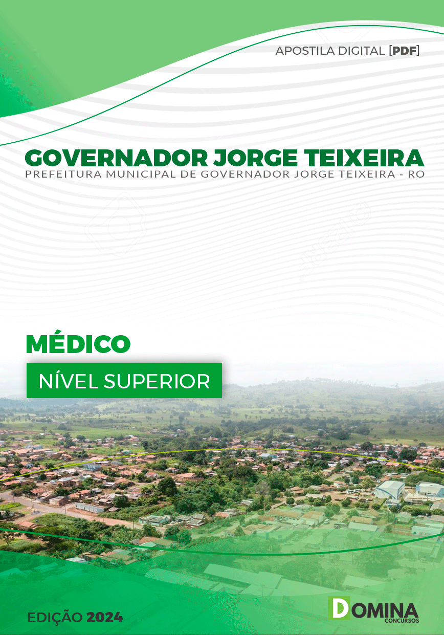 Apostila Governador Jorge Teixeira RO 2024 Médico