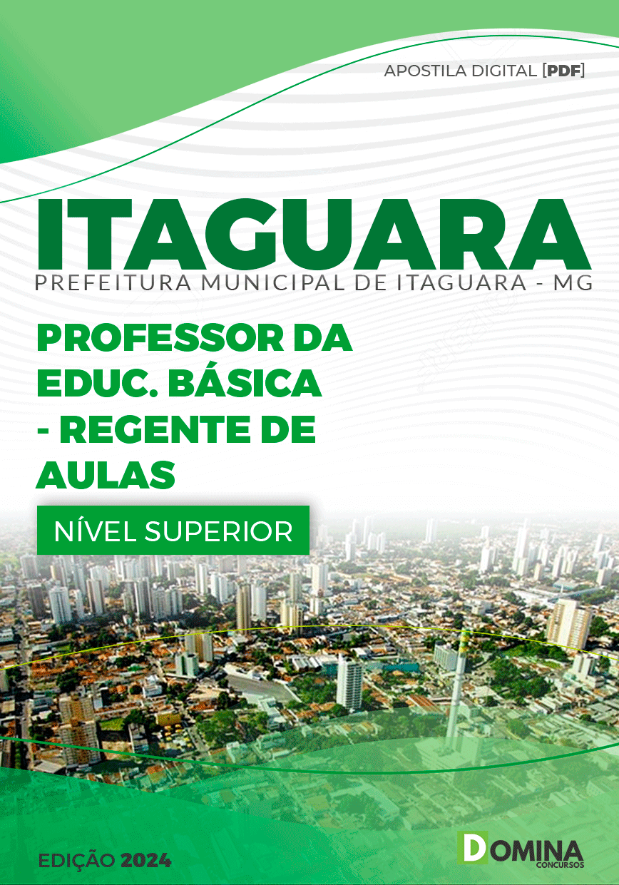 Apostila Professor Regente de Aula Itaguara MG 2024