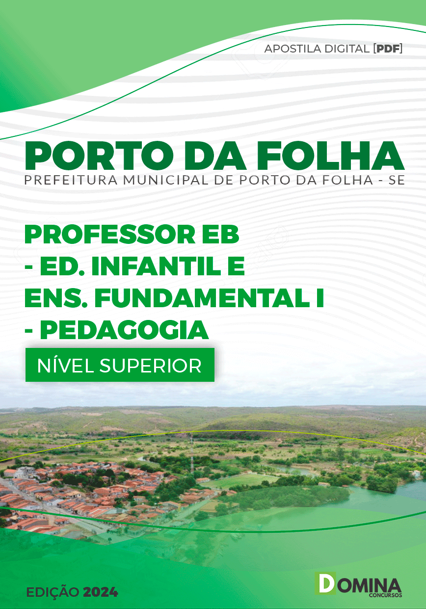 Apostila Porto Da Folha SE 2024 Professor De Pedagogia