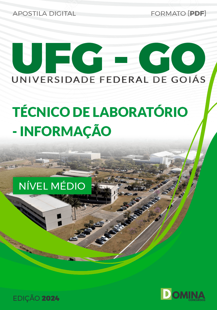 Apostila UFG GO 2024 Técnico De Laboratório Informação