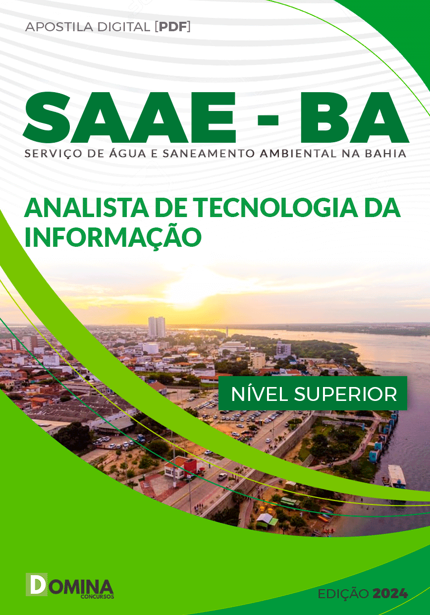 Apostila SAAE BA 2024 Analista De Tecnologia Da Informação