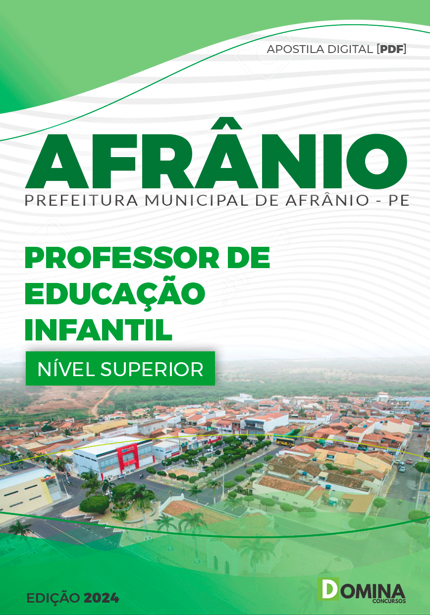 Apostila Afrânio PE 2024 Professor Educação Infantil