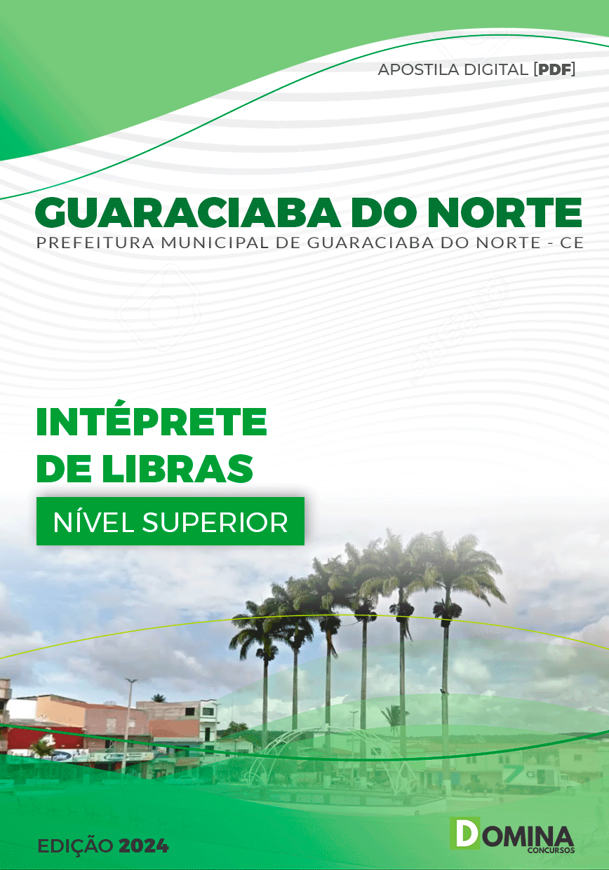 Apostila Intérprete de LIBRAS Guaraciaba do Norte CE 2024