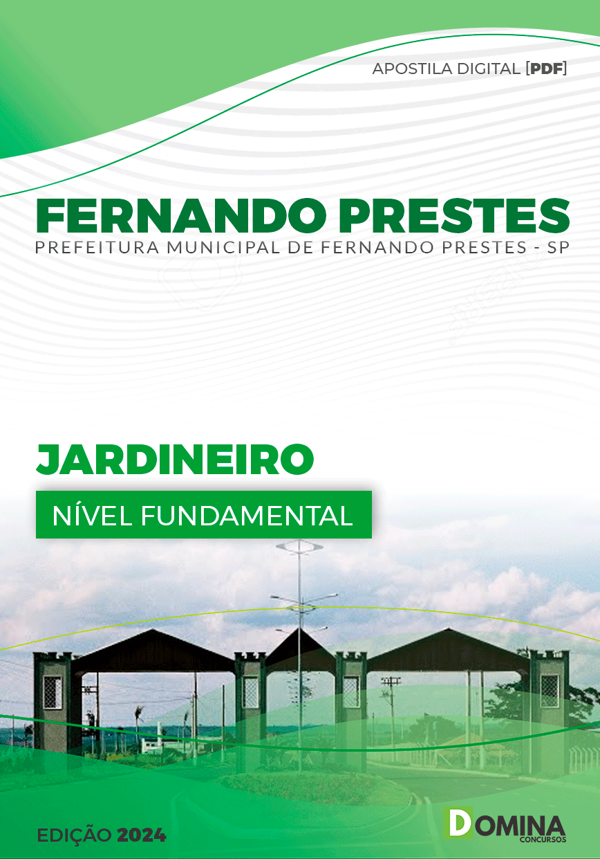 Apostila Fernando Prestes SP 2024 Jardineiro