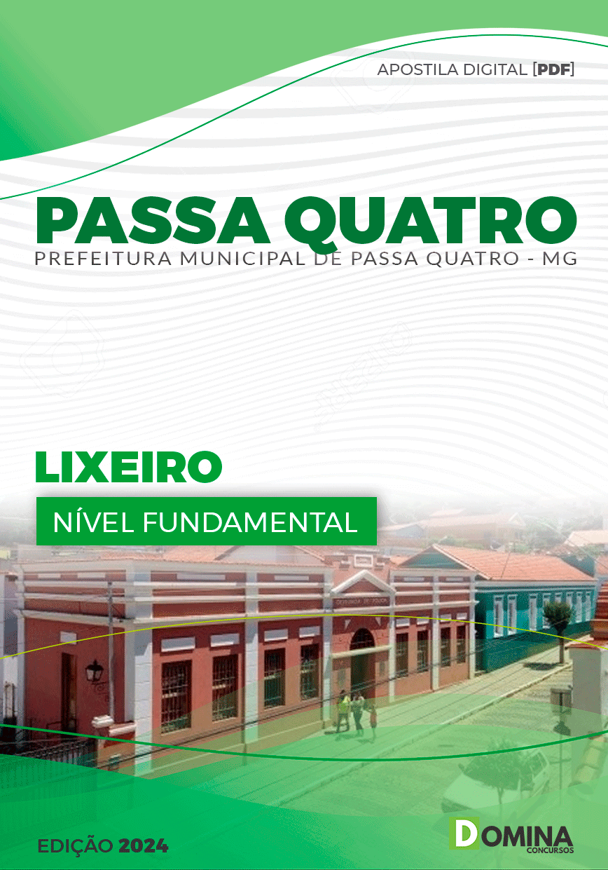 Apostila Passa Quatro MG 2024 Lixeiro