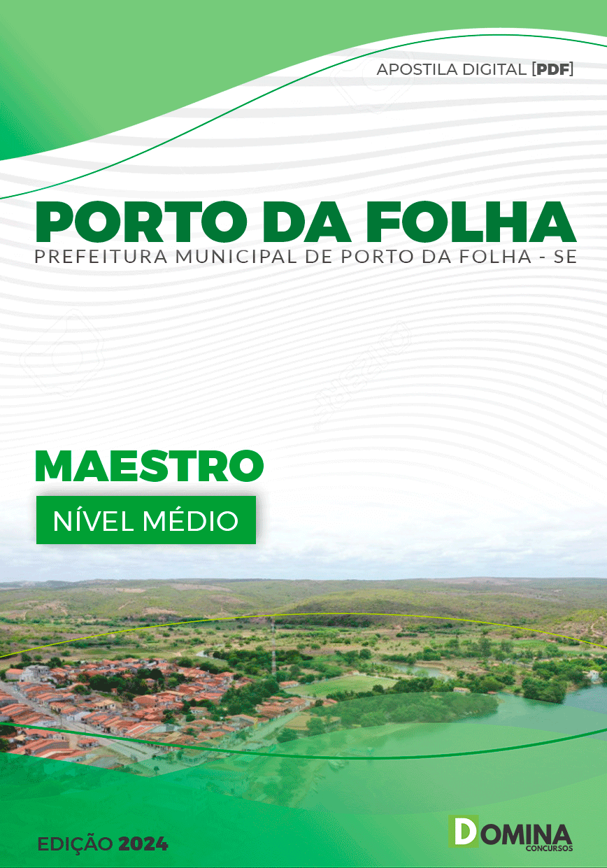 Apostila Porto Da Folha SE 2024 Maestro