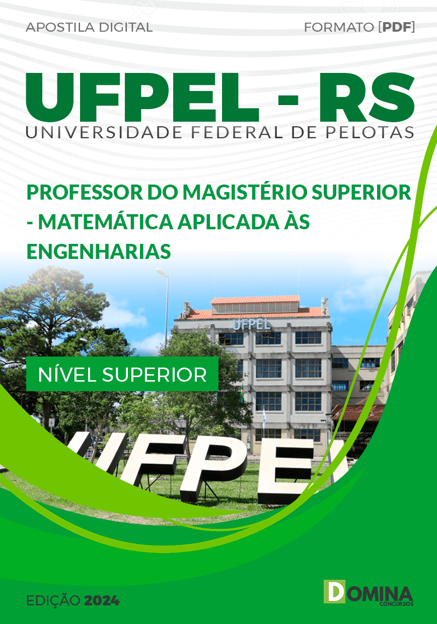 Apostila Professor de Matemática às Engenharias UFPel RS 2024