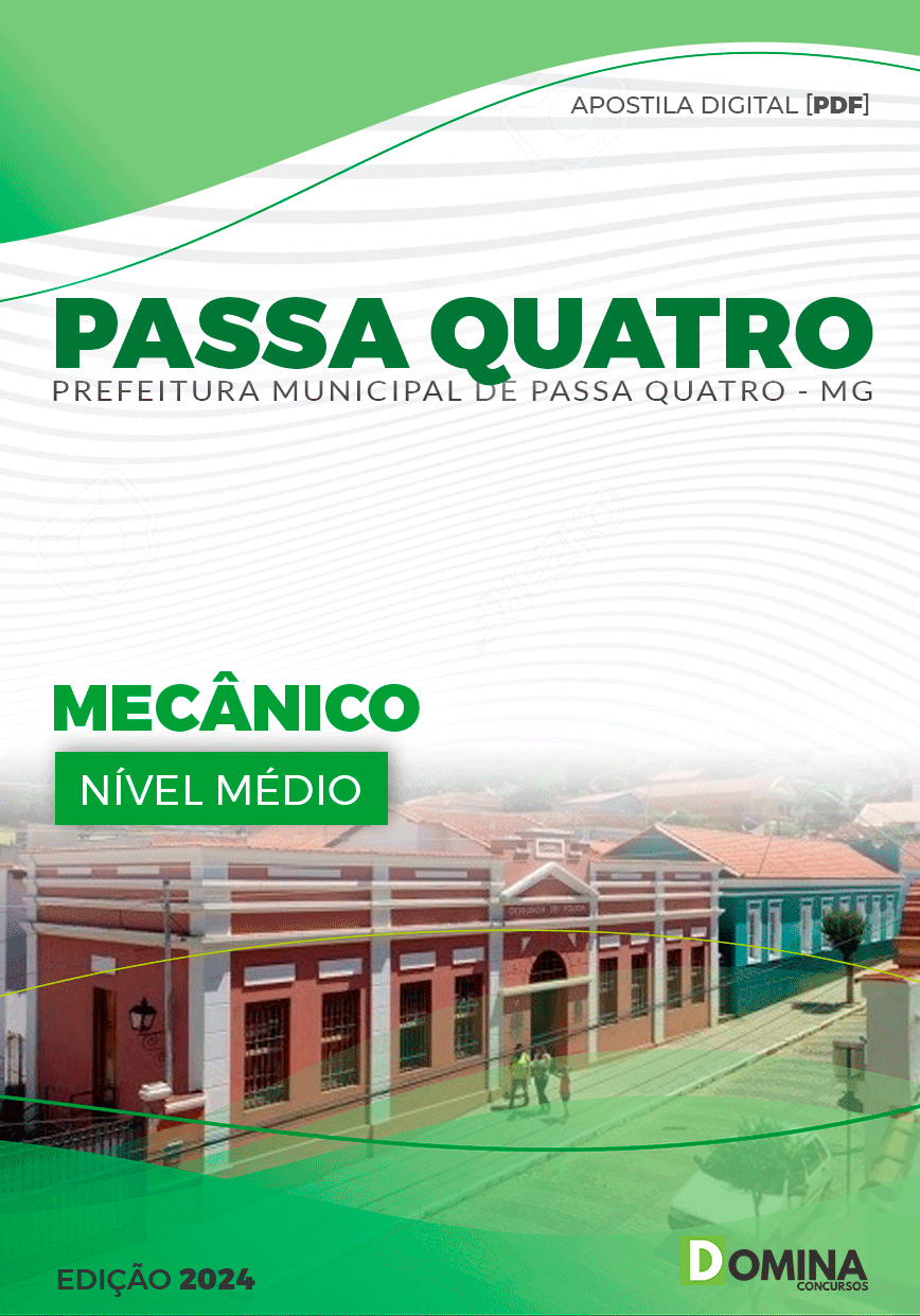 Apostila Passa Quatro MG 2024 Mecânico