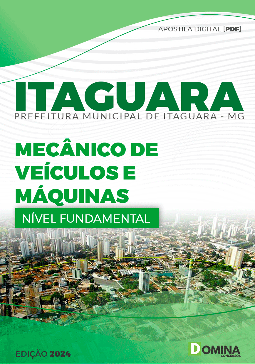 Apostila Mecânico de Veículos e Máquinas Itaguara MG 2024