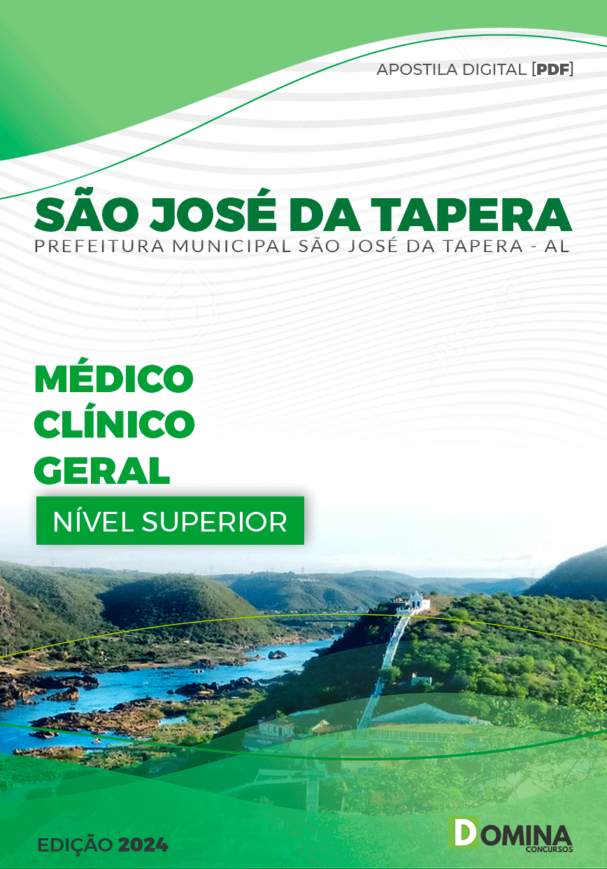 Apostila São José Da Tapera AL 2024 Médico Clínico Geral