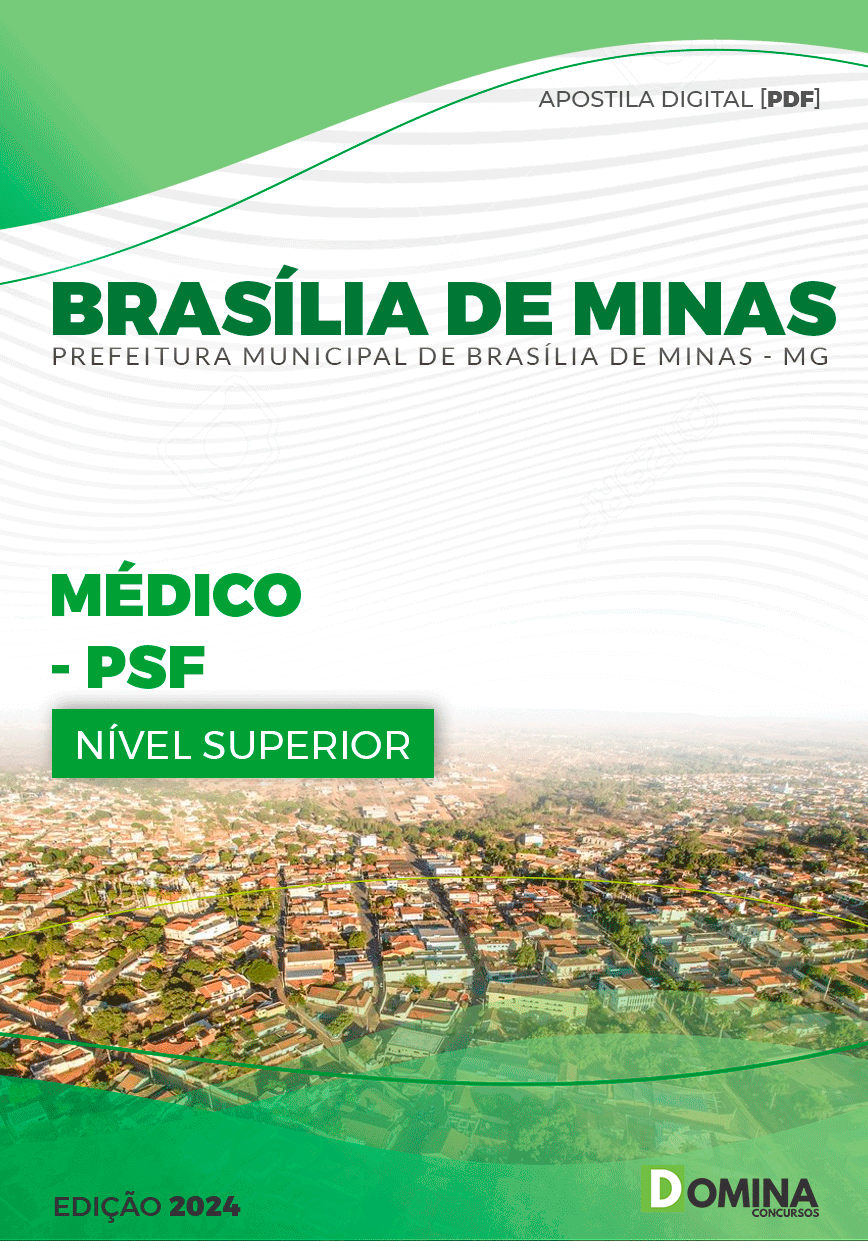 Apostila Brasília De Minas MG 2024 Médico De PSF