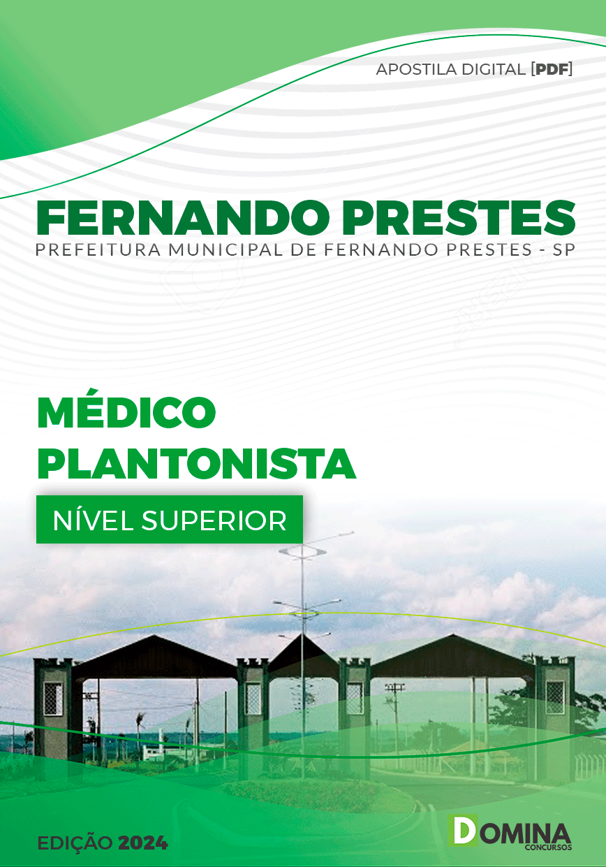 Apostila Fernando Prestes SP 2024 Médico Plantonista