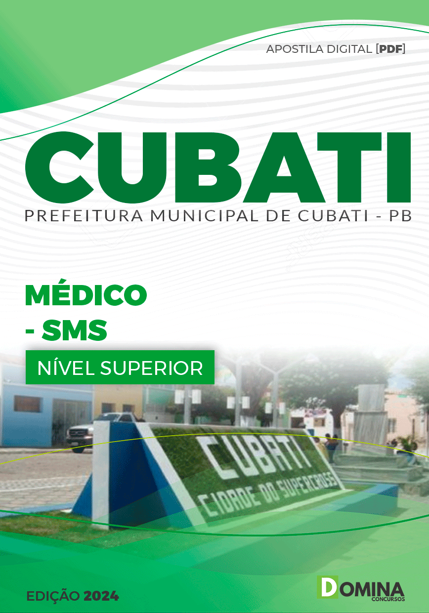 Apostila Cubati PB 2024 Médico SMS