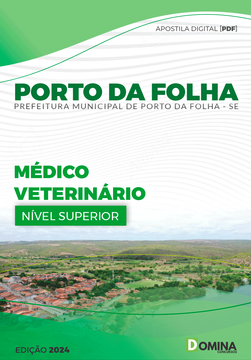 Apostila Porto Da Folha SE 2024 Médico Veterinário