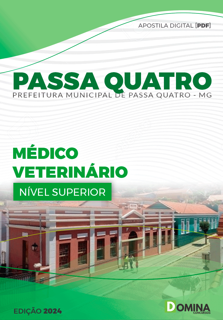 Apostila Passa Quatro MG 2024 Médico Veterinário