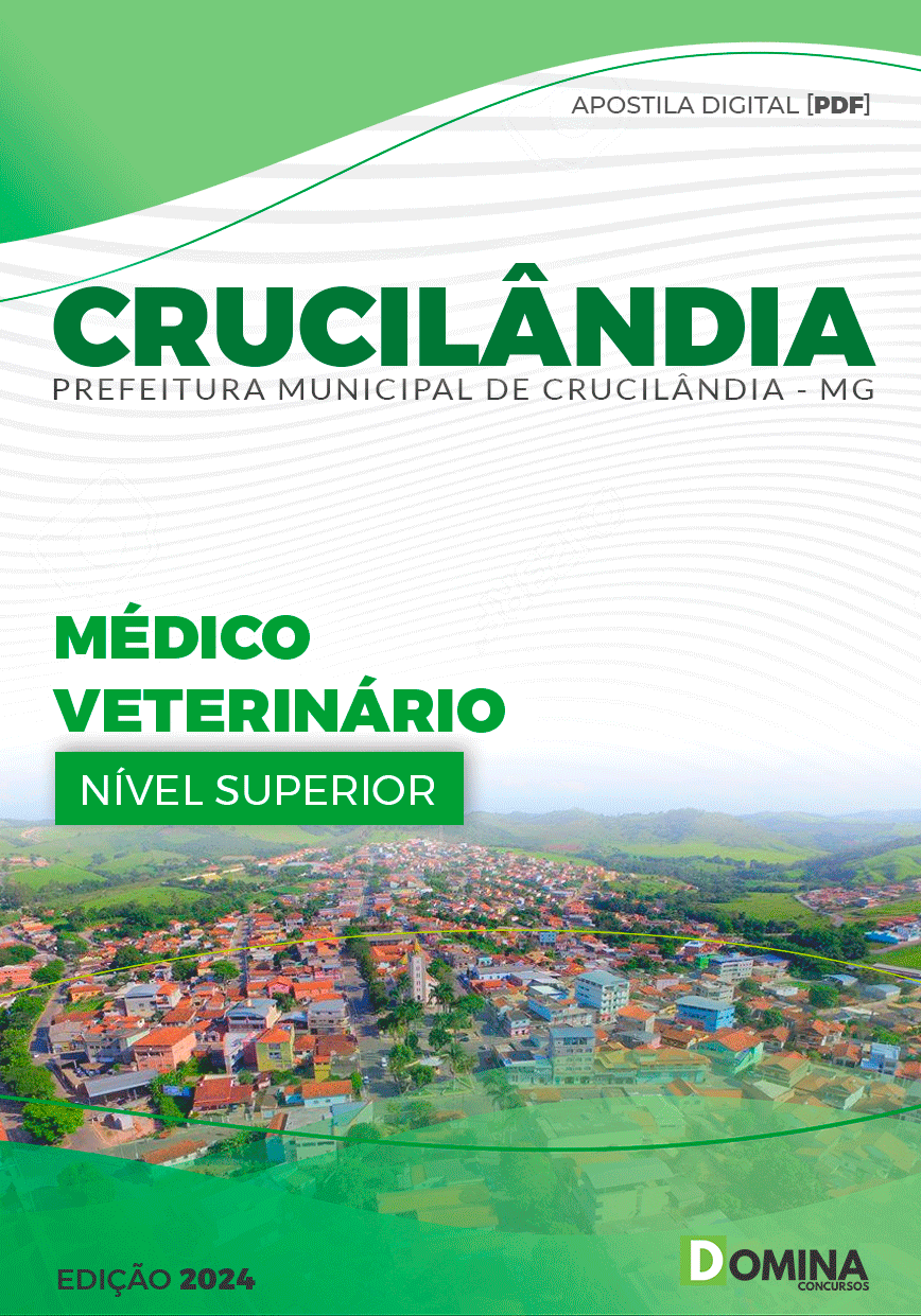 Apostila Médico Veterinário Crucilândia MG 2024