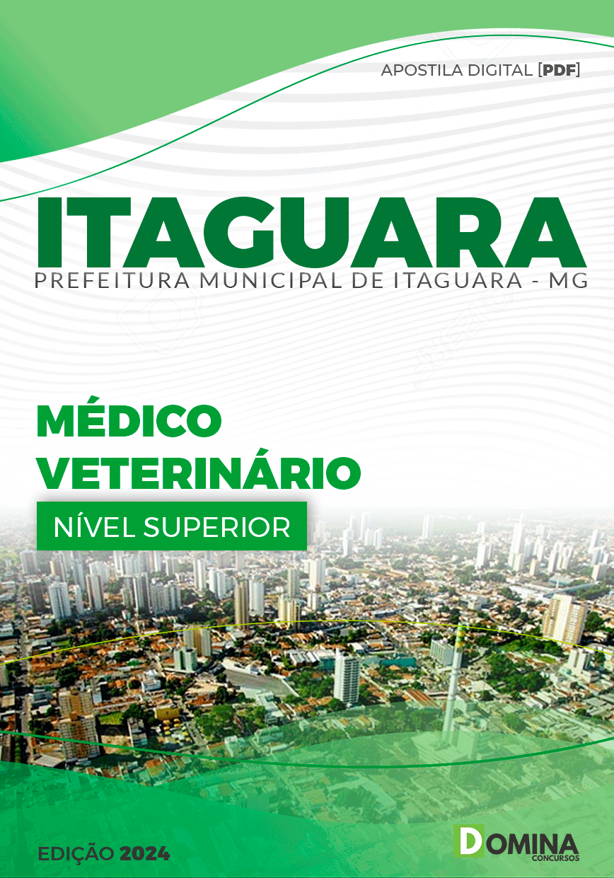 Apostila Médico Veterinário Itaguara MG 2024