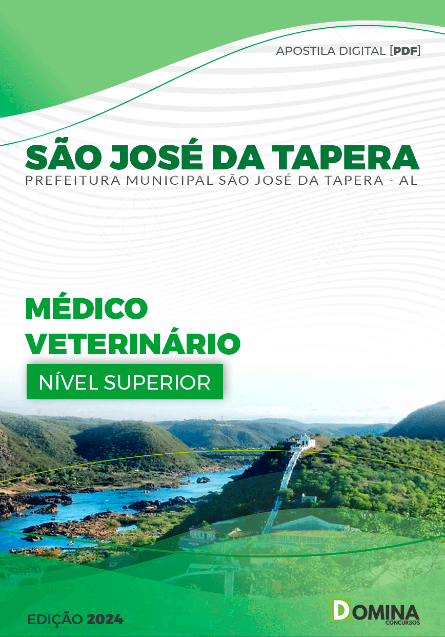 Apostila São José Da Tapera AL 2024 Médico Veterinário