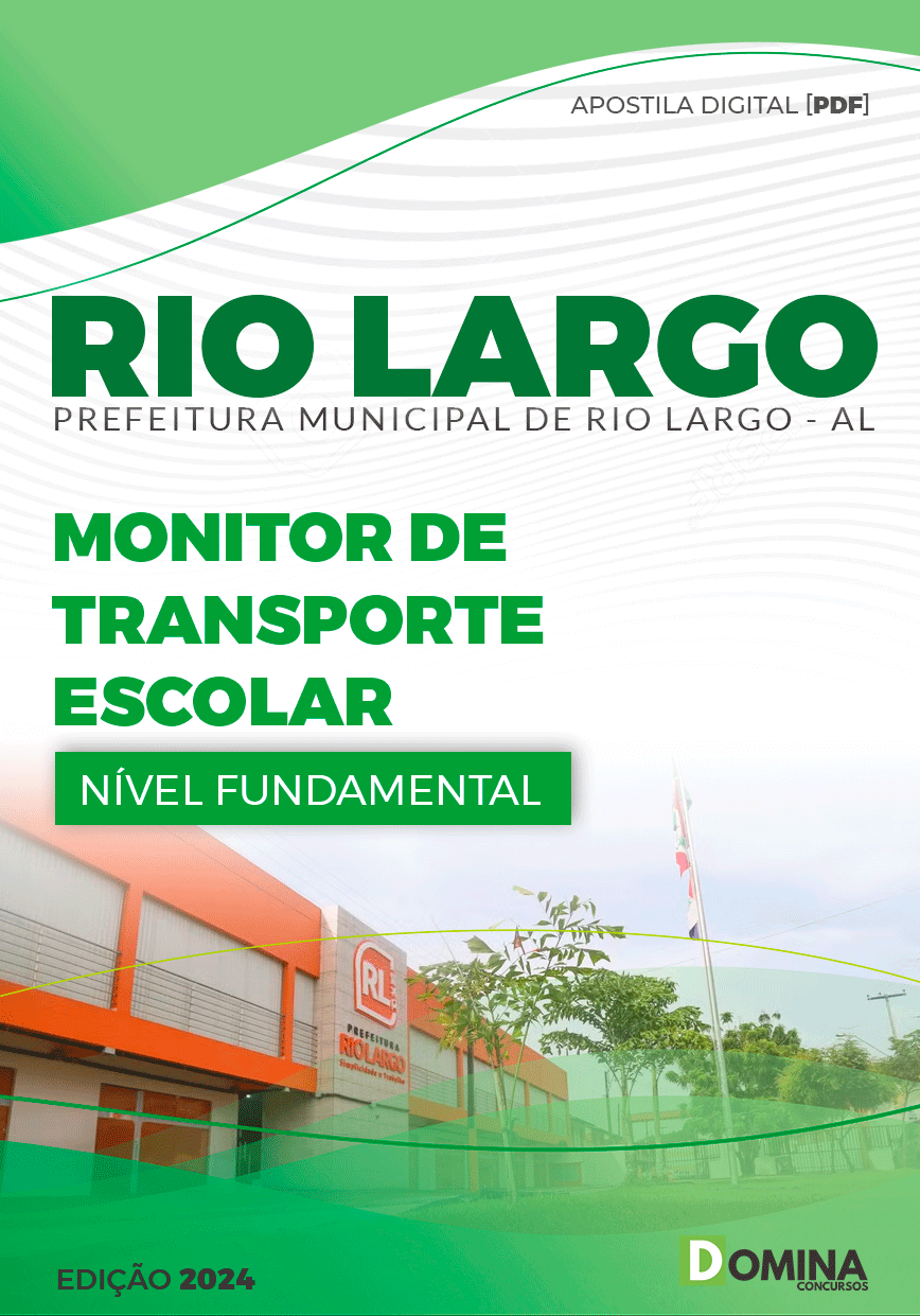 Apostila Monitor de Transporte Escolar Rio Largo AL 2024