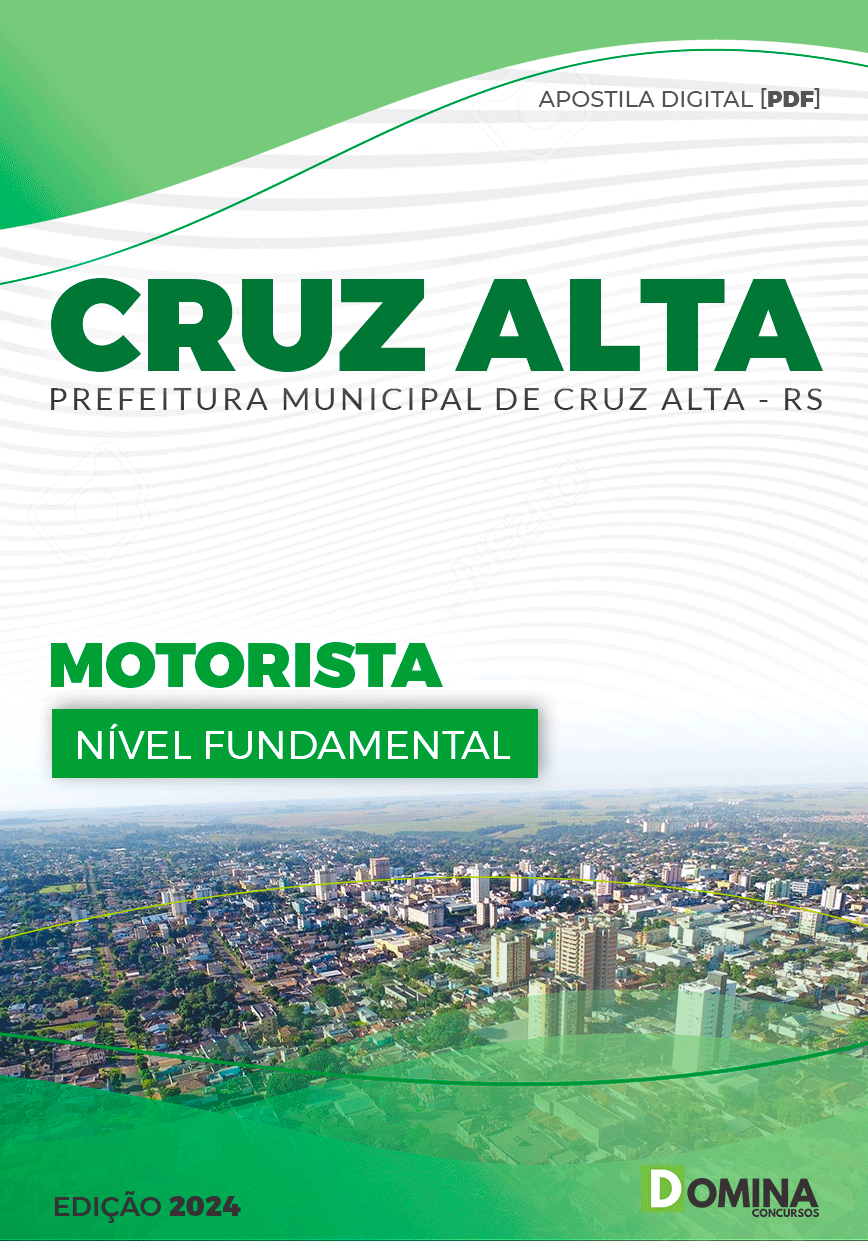 Apostila Motorista Cruz Alta RS 2024