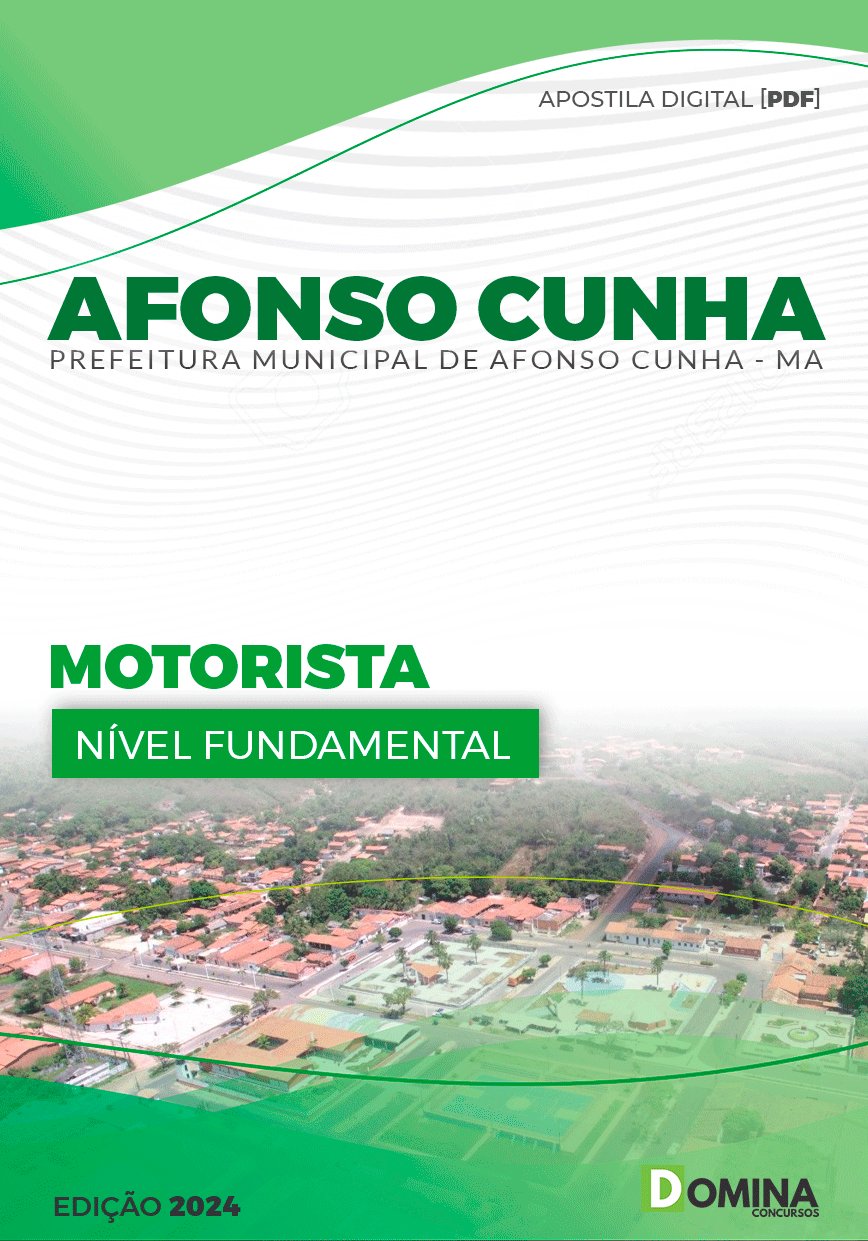 Apostila Afonso Cunha MA 2024 Motorista