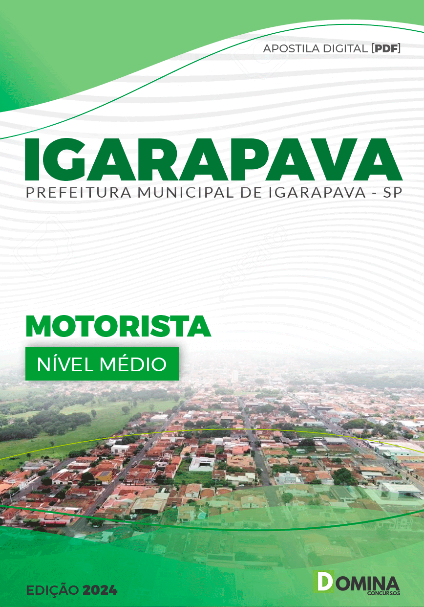 Apostila Motorista Igarapava SP 2024