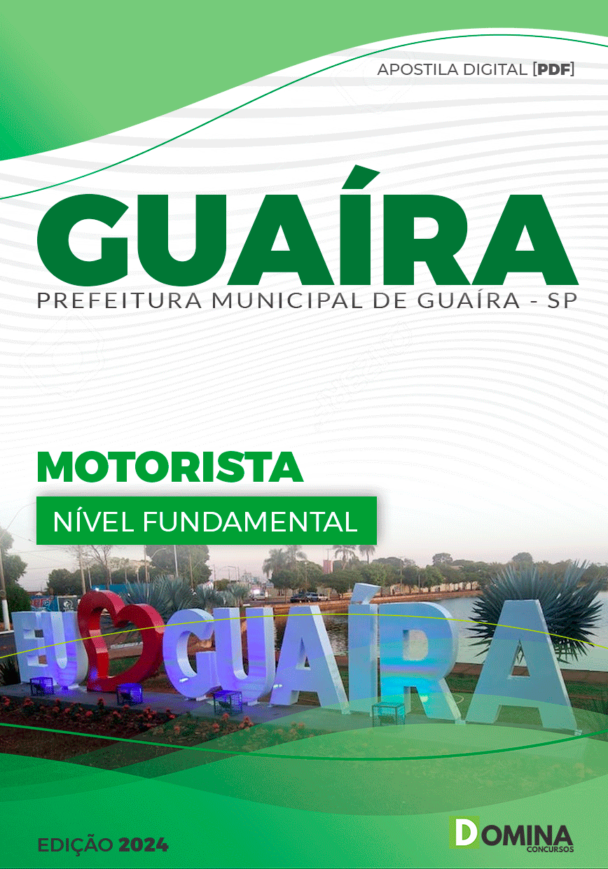 Apostila Motorista Guaíra SP 2024