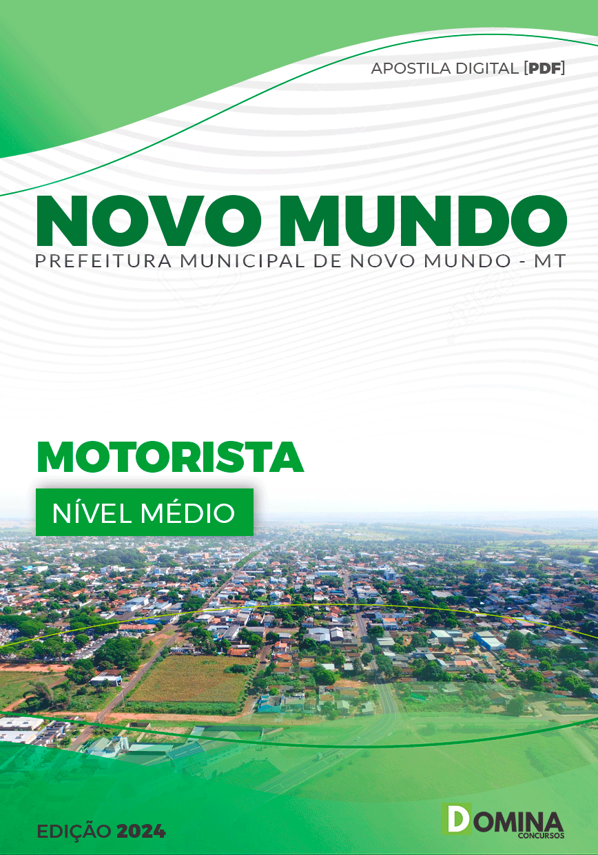 Apostila Novo Mundo MT 2024 Motorista