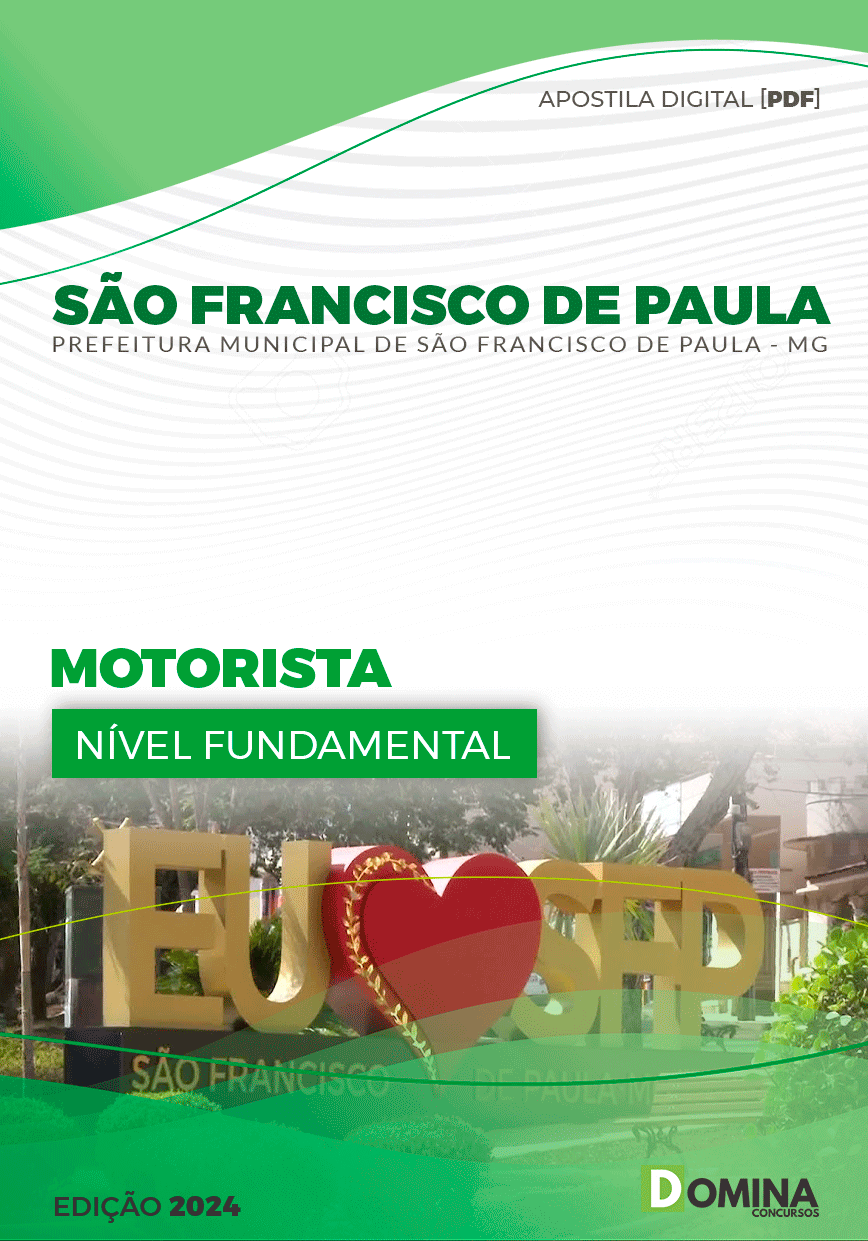 Apostila São Francisco de Paula MG 2024 Motorista