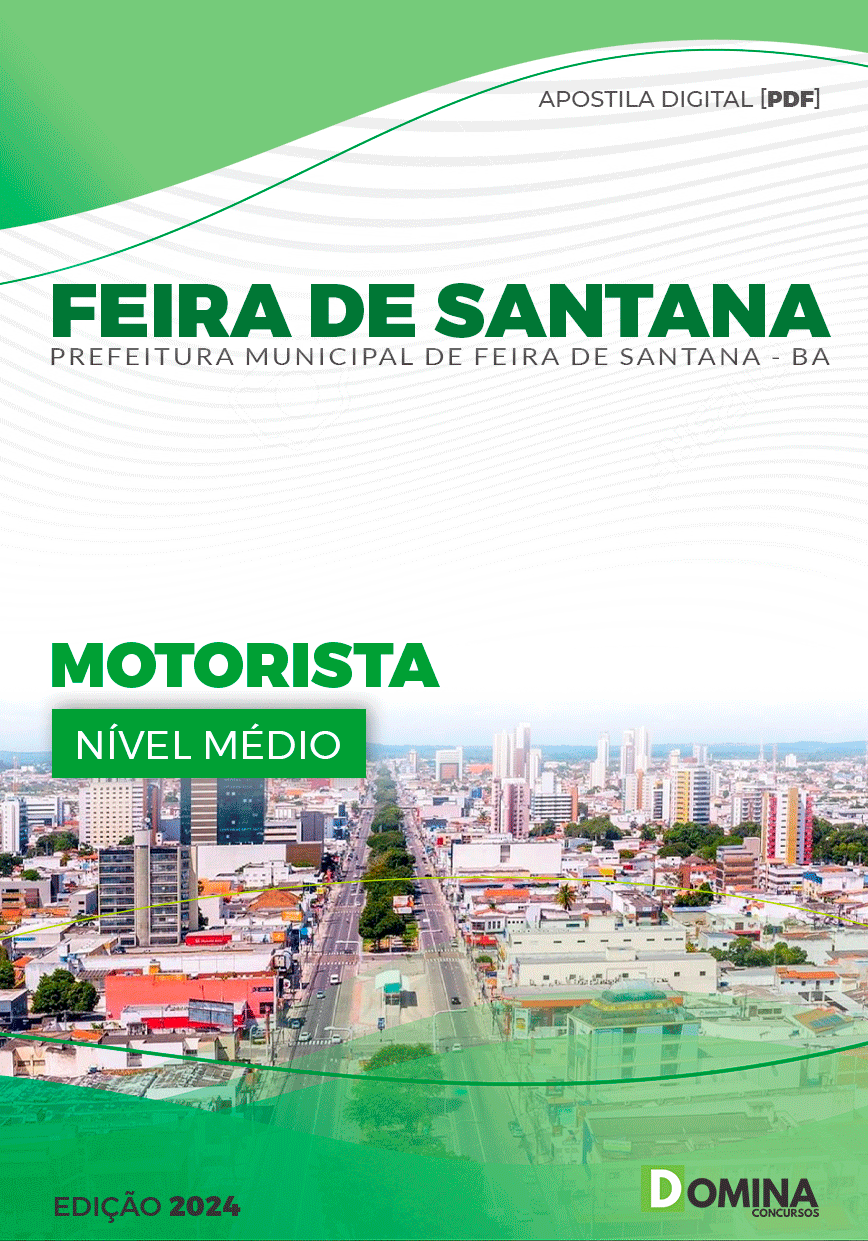 Apostila Motorista Feira de Santana BA 2024